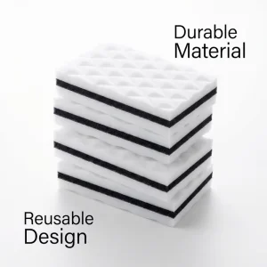 Rectangle Dual Color High Density for Sponge Super Absorbent NANO Sustainable Thickened Scouring Pad for Kitchen Dish Pot