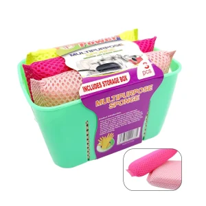 Rectangle Hygiene Not Smelly Kitchen Sponges Pad Thick Quick Drying High Water Absorption Scouring Pad for Dishwashing