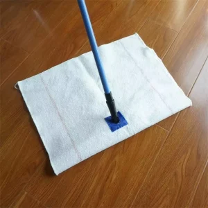 Recyclable 50*70 cm Cotton Floor Cloths Household Cleaning Wipes White Mop Cloths Floor Cleaning Cloths