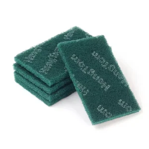 Red Green Durable Square Scouring Abrasive Pad Natural Cleaning Cloth Nylon Scour Pads