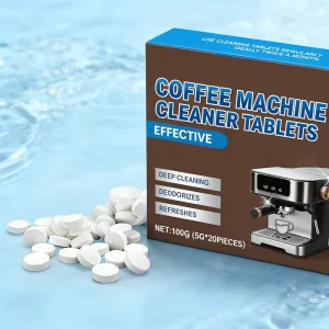 Refreshing Coffee Machine Cleaning Tablets Coffee Tea Stain Remover All Purpose Cleaner