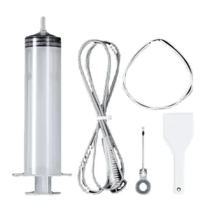 Refrigerator Drain Cleaner Set with Steel Wire Brush for Household Drainage Hole and Water Pipe Unclogging