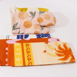 Reliable Printed Cotton Tea Towels Multi Purpose Accept Small MOQ Kitchen Dish Cloth Custom Design Supply