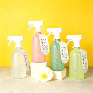 Reusable Boston Clear Frosted Colored Glass Sprayer Bottle Trigger Spray Vessel for Kitchen Floor Household Cleaning Liquid