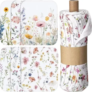 Reusable Cleaning Cloths Washable Cotton Kitchen Dish Towels for Home Christmas Party Supplies Bulk