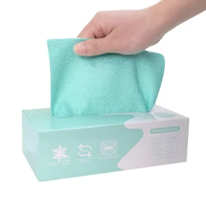 Reusable Microfiber Kitchen Cleaning Cloth Pull Out Rag Cleaning Towels Household 20pcs Box Kitchen Towels