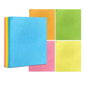 Reusable Plant Fiber Dish Cloths Super Absorbent Non Scratch Eco Friendly Cleaning Wipes for Kitchen Pot Pan Table Washing