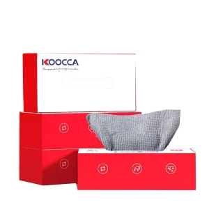 Reusable Polyester Extractable Cleaning Rag Wear Resistant Cleaning Cloths 20pcs Per Box for Kitchen Window Home Cleaning