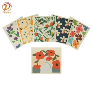 Reusable Soft Kitchen Towels Swedish Dish Cloths Set Absorbent Sponge Cleaning Cloths Washable Quick Drying Custom logo Package