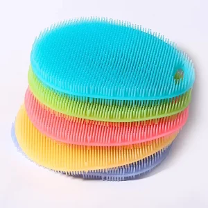 Reusable Soft Silicone Sponge for Kitchen Antibacterial Silicone Sponge Dish Brush Scouring Pad