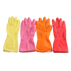Reusable Waterproof Breathable Comfortable 40g Latex Gloves 30cm Household Dishwashing Kitchen Fish Cleaning Anti Slip Easy