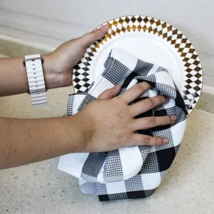 Reusable and Eco Friendly Kitchen Dish Cleaning Microfiber Cleaning Cloth Tea Towels