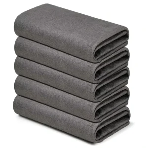 Reversible Microfiber Cleaning Cloth Thickened Magic Quick Dry Lint Free Cloth for Home Window Mirror Glass Cars Reusable