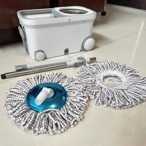 Rotating Microfiber Mop Bucket with 4 Wheels Cleaning Tool Mop Set Mopa De Limpieza Household Cleaning Tools Mop Bucket