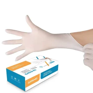 SL011 Examination Powder Free Gloves Protective Latex Exam Gloves