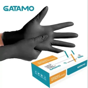 SN026 Medical 100 Pcs Box Nitrile Gloves Guantes De Nitrilo Biodegradable Car Repair Examination Gloves