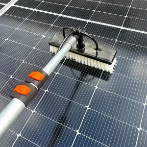 SUNNOVA S1 Aluminium Telescoping Manual Water Spray Brush for Cleaning Photovoltaic Solar Panels for Home Use/Commercial