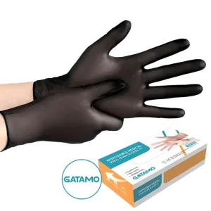 SV020 Examination Pvc Rubber Hand Gloves Household Powder Free Clear Black Vinyl Gloves Disposable Nitrile Vinyl Blend Gloves