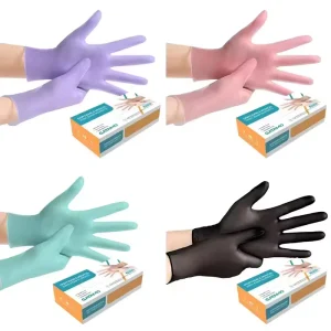 SV023 PVC Vinyl Exam Gloves Household Kitchen Cleanroom Use Water Proof Antistatic Protection Powder Free Smooth Texture
