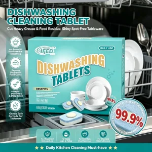 Safe Mild Dishwashing Tablets Suitable for Family Kids Tableware Daily Dish Washing Household Supplies