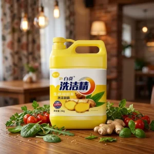 Sale Ginger Scent Dishwashing Liquid 99% Antibacterial Heavy Duty Grease Remover Food Grade Non phosphate