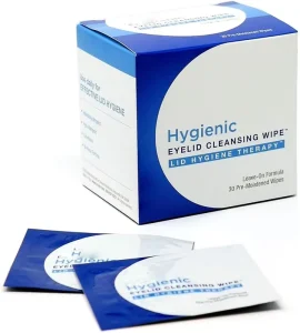 Sanitary Eyelid Cleansing Wipes No rinse Exfoliating Non Woven 30 Count 15cm*18cm Remove Excess Oil Debris Eyelids