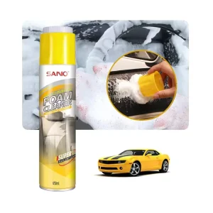Sanvo Multi Purpose Foam Cleaner Spray 650ml for Car Care Wash Shampoo Universal Use 3 Year Expiration