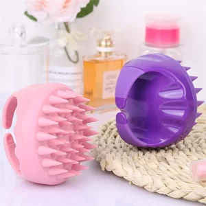 Scalp Massager Shampoo Brush Hair Scalp Exfoliator Scalp Scrubber Wet Dry Hair Brush with Soft Bristles