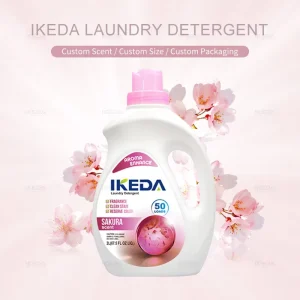 Scent Liquid Detergent Grape&sakura Liquid Laundry Detergent 2L Perfume Laundry Detergent Supplier