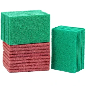 Scouring Pad Nylon Scrubber Scouring Pads 5.9 X 3.9 Inch Reusable Household Scrubbers for Dishes Kitchen