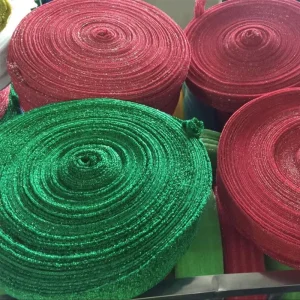 Semi finished Sponge Cloth Fabric Scouring Pad Scourer Raw Material Sponge Stainless Steel Wire Without Foam