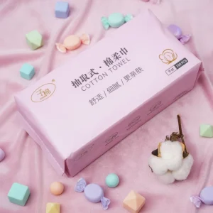 Sensitive Skin Soft Cotton Viscose Nonwoven Disposable Facial Wipes Gentle Cleansing
