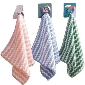 Shaohua Woven Polyester Microfiber Quick Dry Cleaning Cloth Super Absorbent Disposable Rag Lint Free Streak Free Non Stick Oil