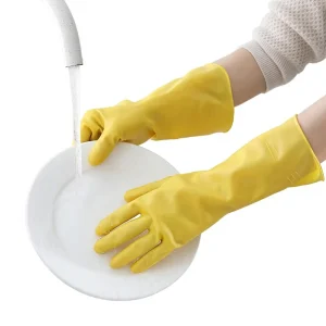 Shuyi Light Household Gloves PVC Wear resistant Durable for Kitchen Cleaning Laundry Dishes