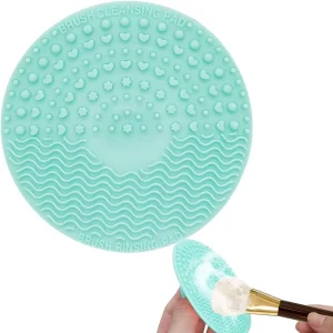 Silicone Makeup Brush Cleaner Cosmetic Brush Scrubber Mat Pad Cleaning Tool Accommodate All Types of Brushes Powder Puffs