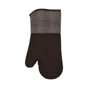 Silicone Oven Gloves Printed Baking Mitts Non Slip Custom Logo Washable Durable Heatproof Eco-Friendly Waterproof Cotton Lining