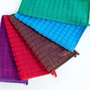 Silver Lurex Fiber Dishrags Microfiber Cleaning Cloth Oil Dirt Removal Kitchen Silver Wire Cleaning Towel Stain Free