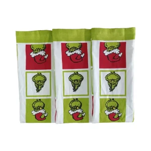 Simple Customizable Cotton Printed Dish Towel Cross Border Household Tea Towels Full Absorbent Kitchen 3 Pieces set