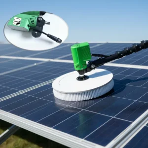 Single Head Automatic Solar Panel Cleaning Tool Solar Panel Cleaning Equipment AC Power