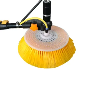 Single Head Telescopic Pole Solar Panel Cleaning Machine Rotating Brush