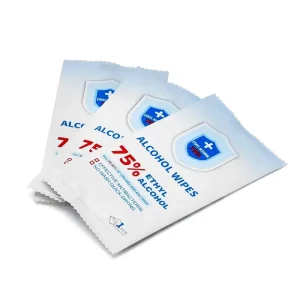 Single Pack 75% Ethyl Alcohol Wipes Medical Sanitizing Hand Wipes