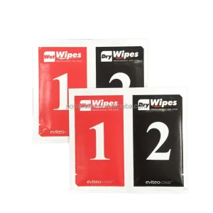 Single Package Disposable Anti-Bacterial Eco-Friendly Screen Lens & Eyeglasses Cleaning Wet Wipes for Disinfecting
