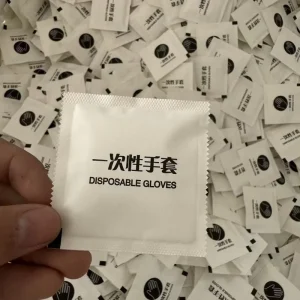 Single Packaging Thick Waterproof Durable Disposable PE Gloves for Household Kitchen and Food Processing Industry Use