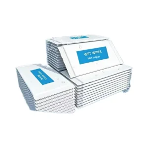 Single Sheet Individually Wrapped Cleansing Wipes 40g Unscented Universal Use Travel Size 160x180mm for Hotels Restaurants Trade