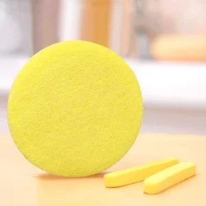 Skin friendly Pva Facial Sponge Compressed Face Cleaning Sponge Round Shape Cleansing Sponges & Scouring Pads