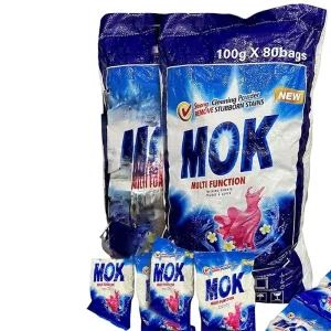 Small Bags China 100g Concentrate Detergent Powder Strong Decontamination Independent Packaging Whole Box Laundry