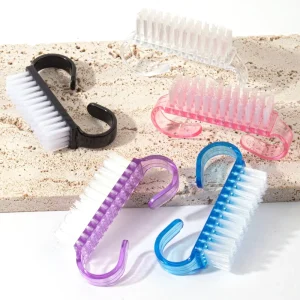 Small Horn Brush Plastic Dust Brush Art Craft Nail Dust Removal Small Brush Nail Tools