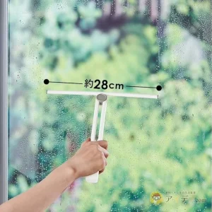 Small Multipurpose Silicone Window Cleaning Brushes Collapsible Squeegees with Plastic Handle for Glass Floor Window Wiping