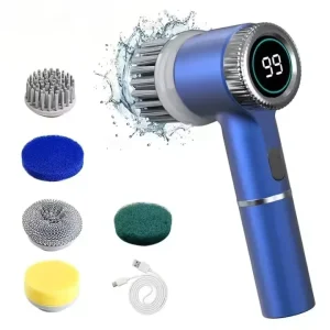 Smart Household Cleaning Tools ACC Multifunctional Kitchen Cleaning Brush Suit Handheld Electric Dishwashing Brush Factory