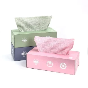 Smart Rags in Box Lint Free Microfiber Dish Towels Scratch Streak Free Dispensable Kitchen Use Super Water Absorption